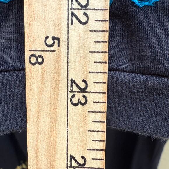 Double D Ranch Womens Black Embroidered Beaded Top Size Small Pullover - Picture 12 of 13